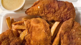 Chicken and fries