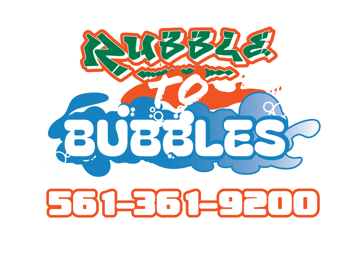 Rubble to Bubbles logo Rubble to Bubbles logo