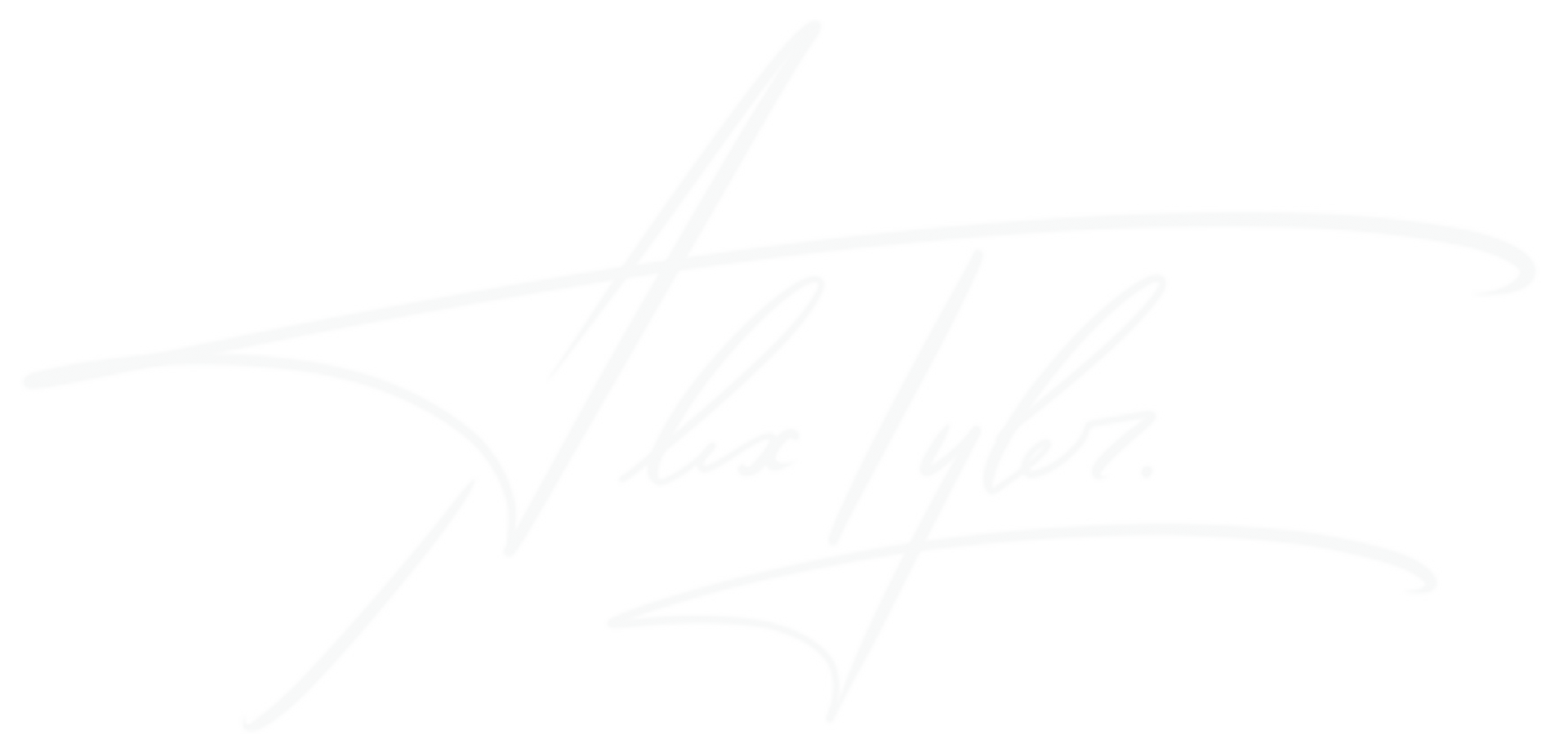 Very faint white cursive text on a white background, nearly invisible