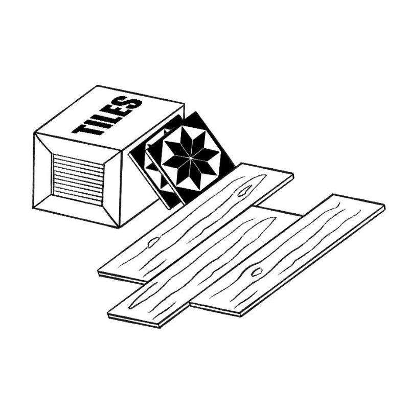 Piastrelle e parquet