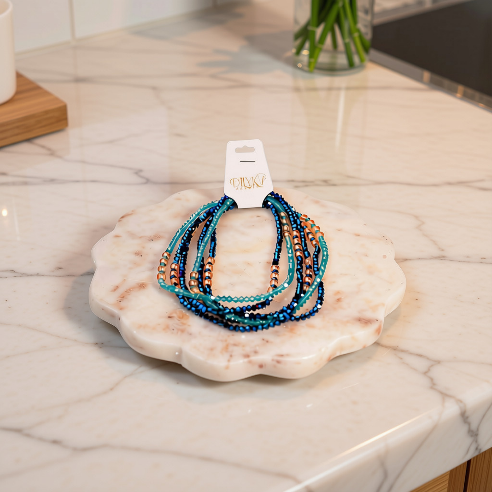 Azure Mirage Waist Beads