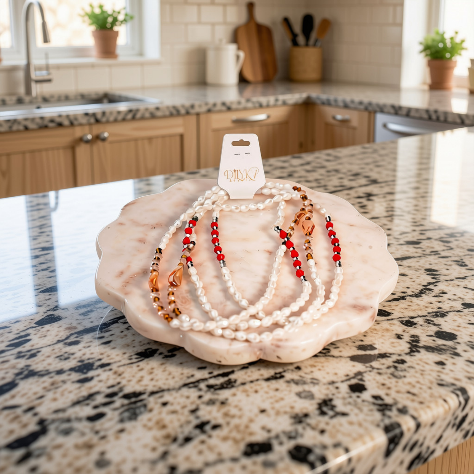 Bahama Coral Waist Beads