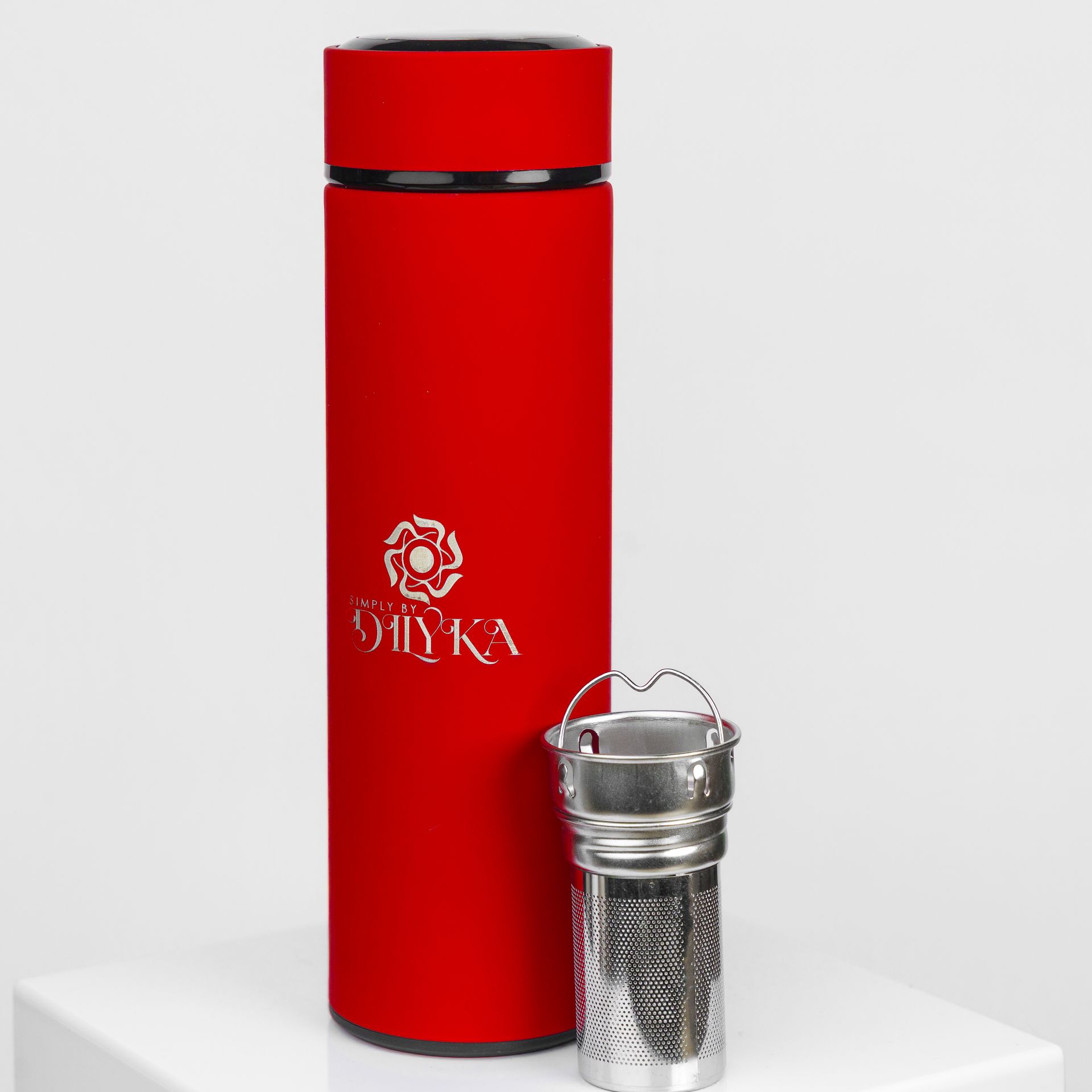 Red Tea Bottle with  Infuser