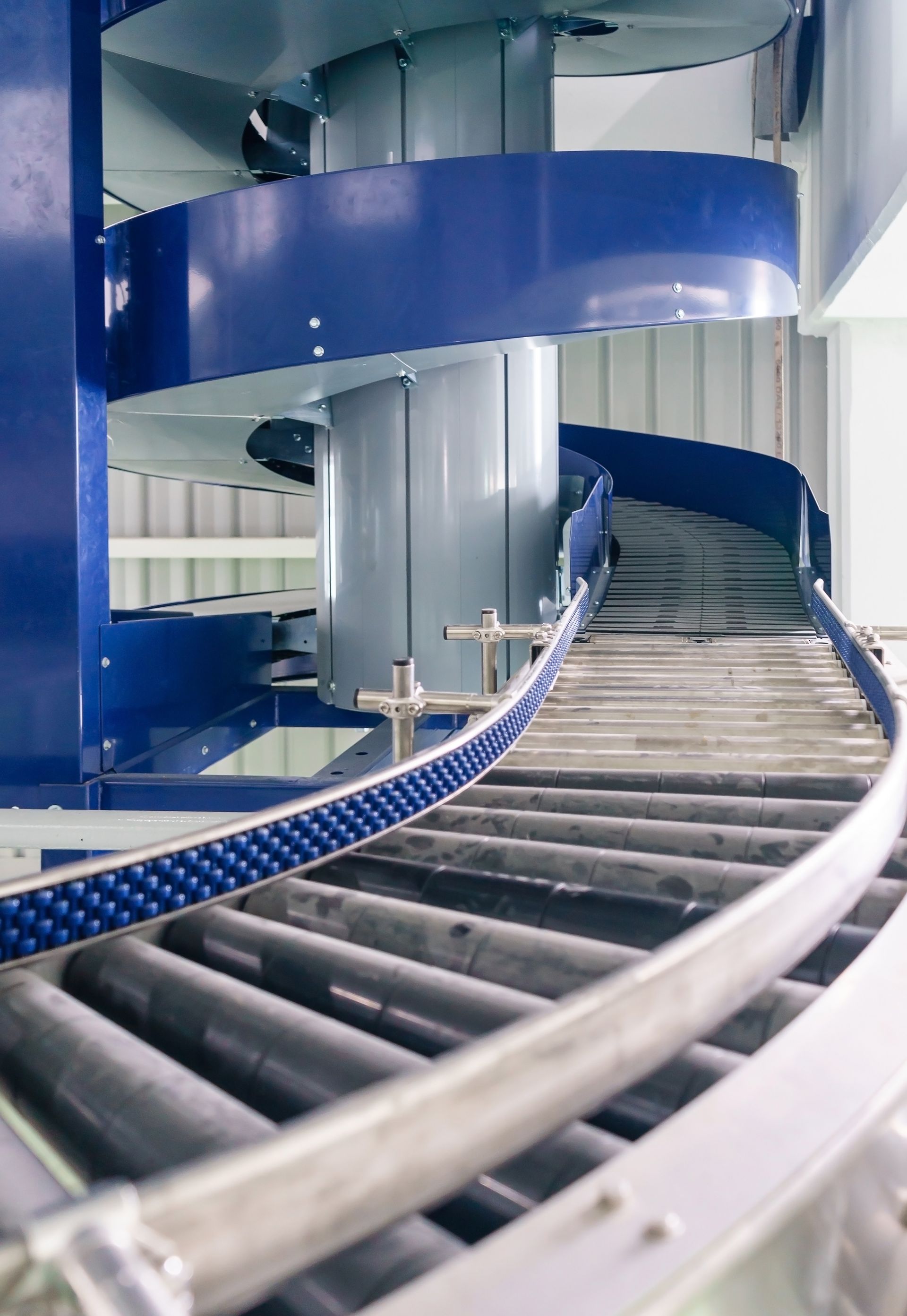 A conveyor belt in a Florida factory.