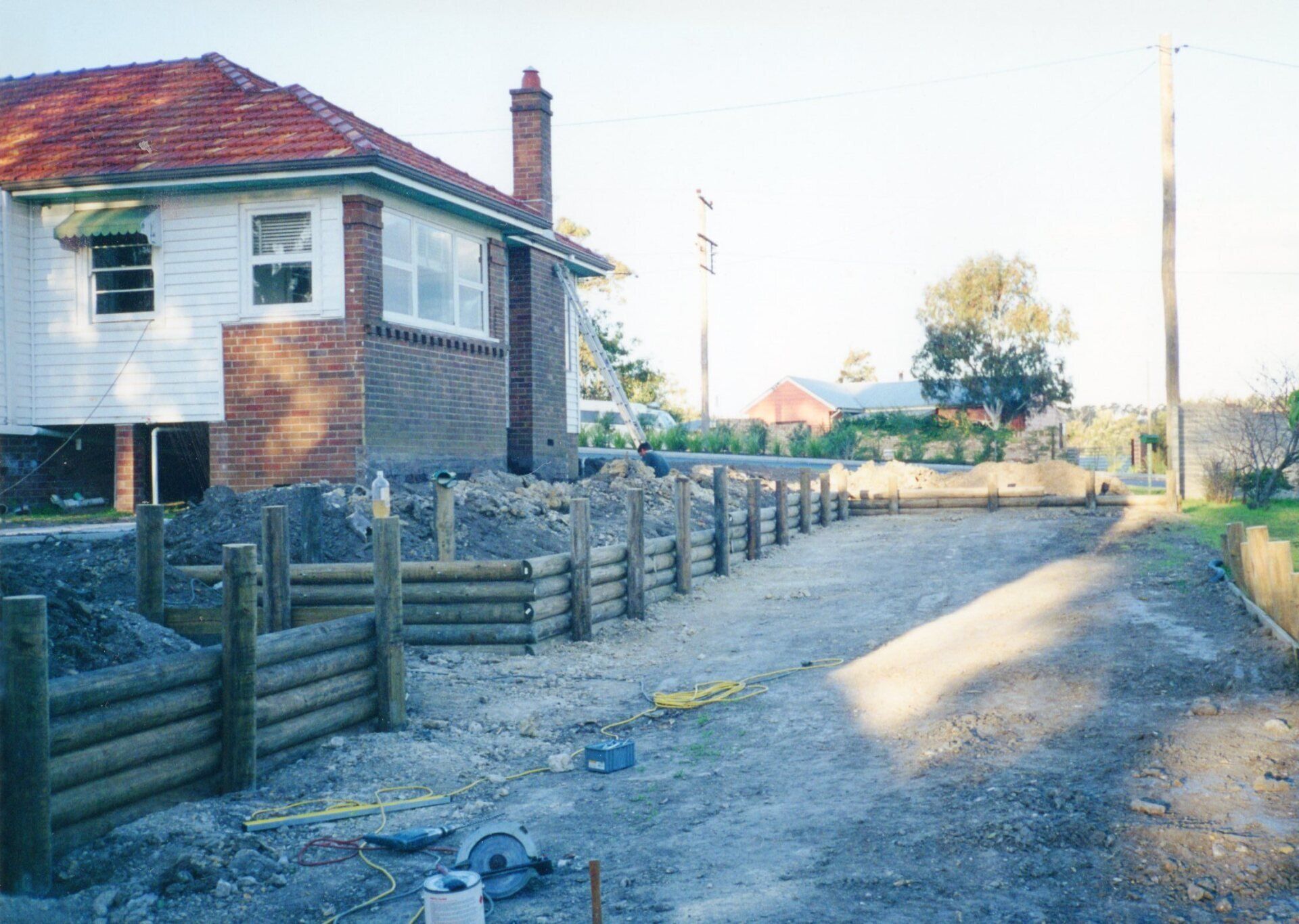Newcastle Wildflower Nursery Under Construction Side View — Newcastle Wildflower Nursery in About Us, NSW