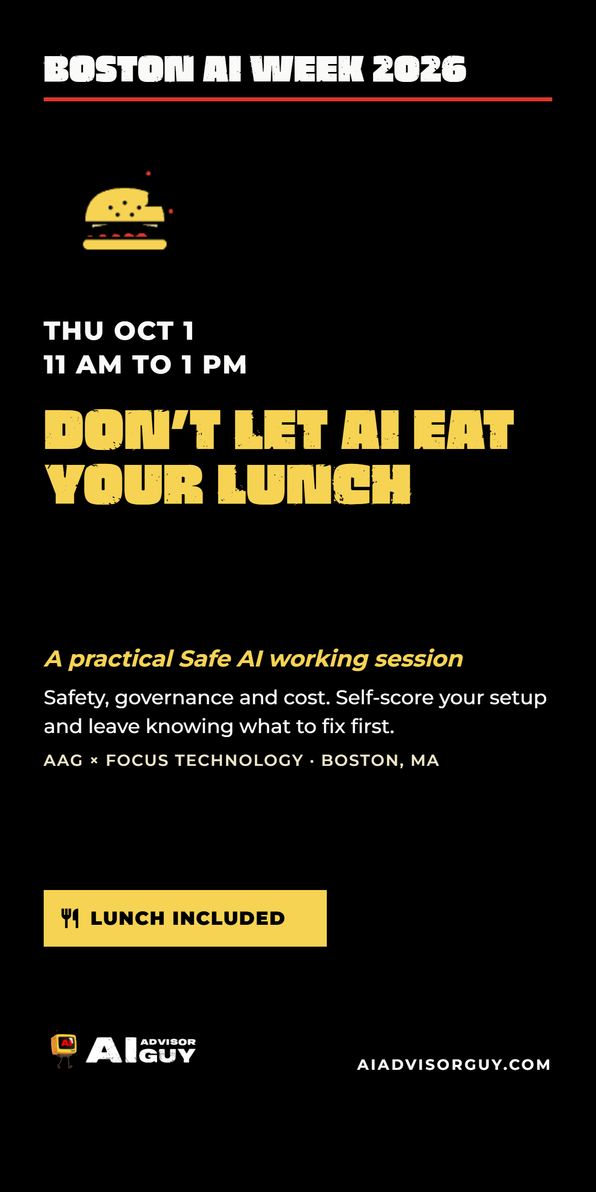 Don't Let AI Eat Your Lunch