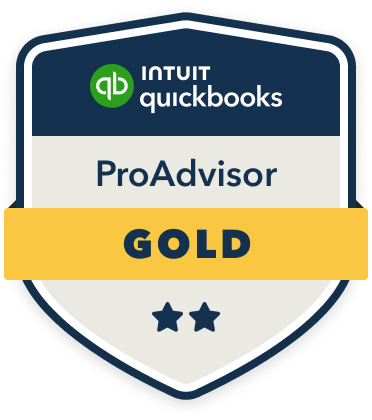Services A badge that says ' certified advanced quickbooks online proadvisor ' on it