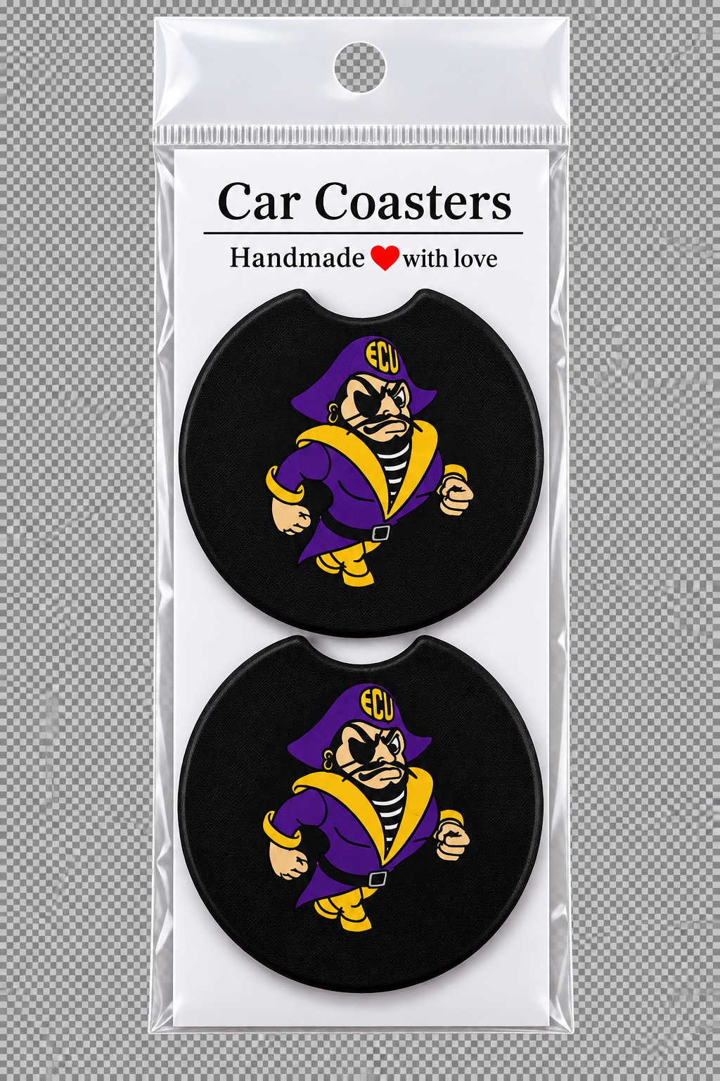 ECU Car Coasters