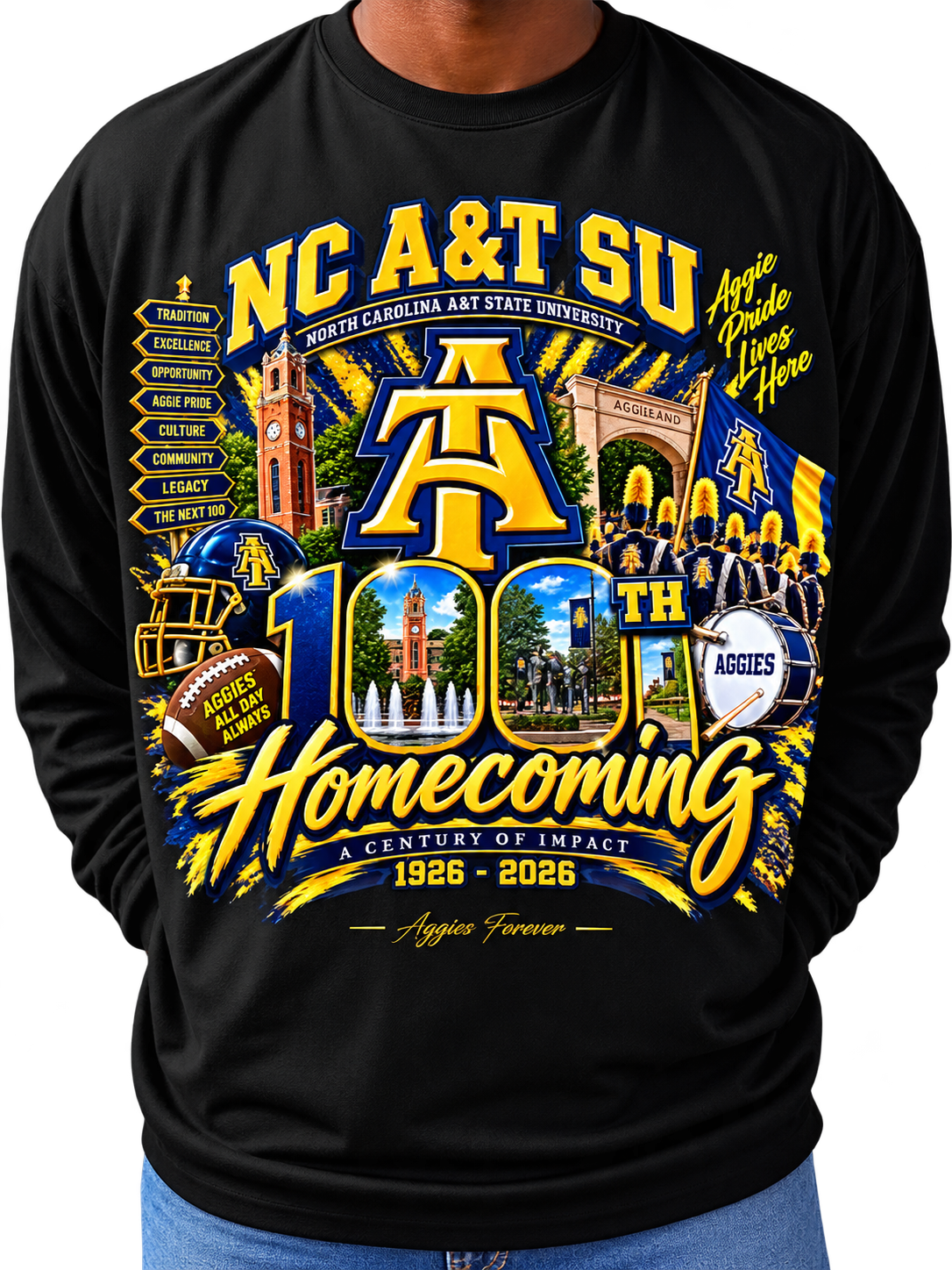 100th GHOE Long Sleeve Shirt