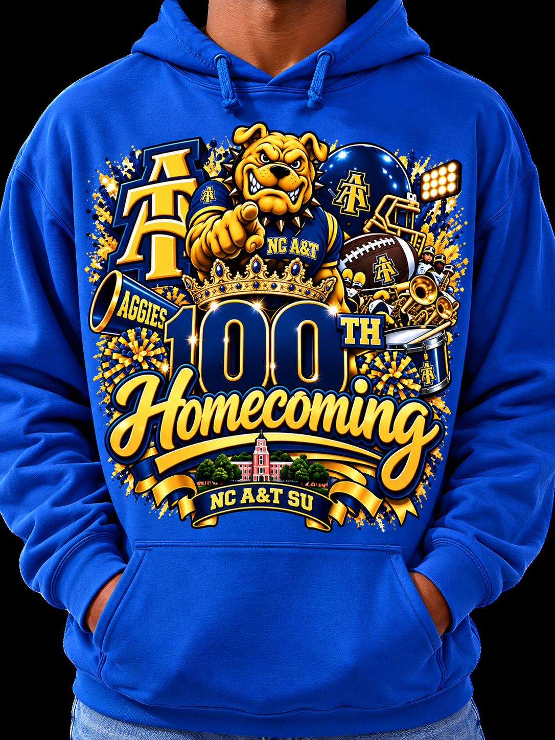 Blue GHOE Hoodie