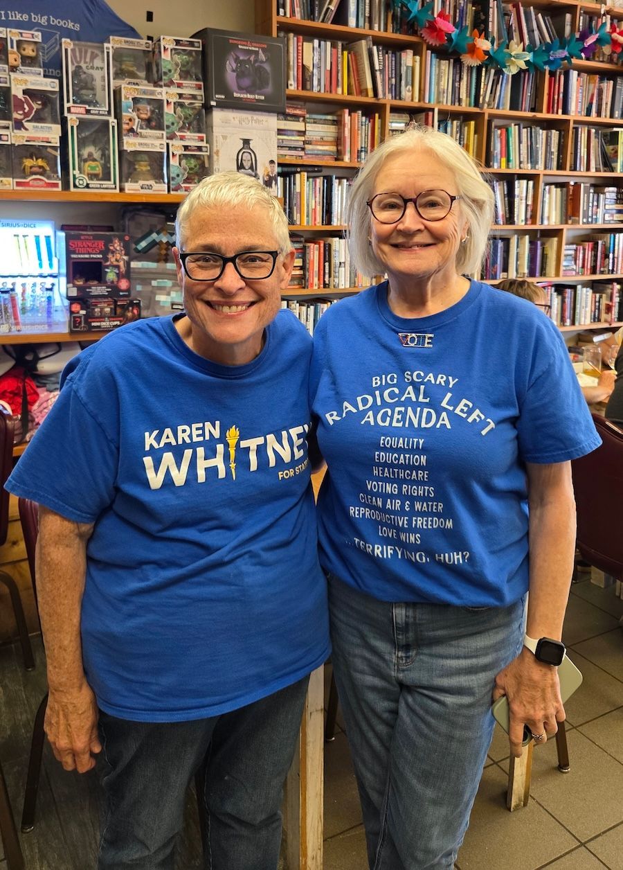 Linda Lasiter and Karen Whitney