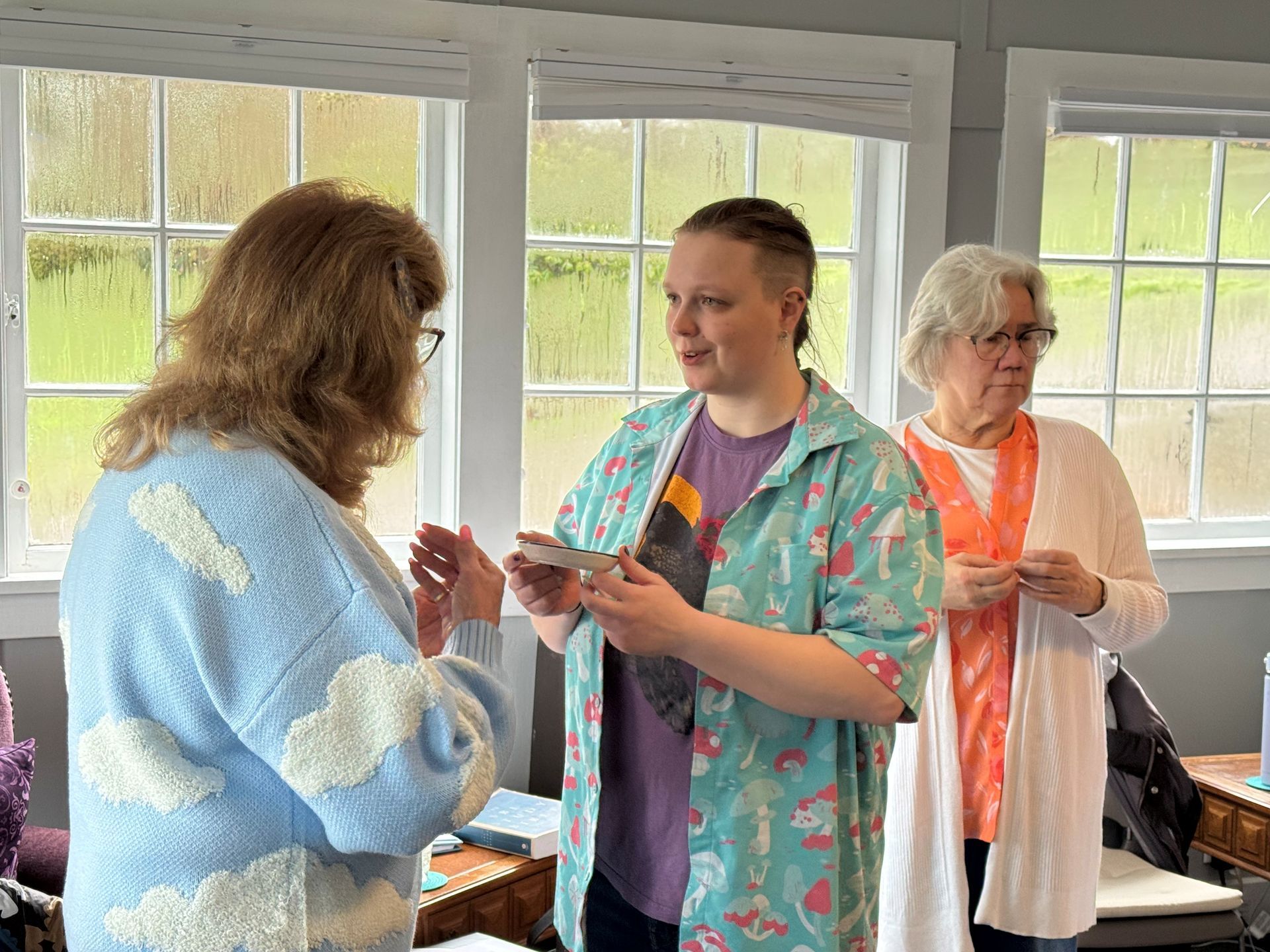 Holy Eucharist on a vestry retreat