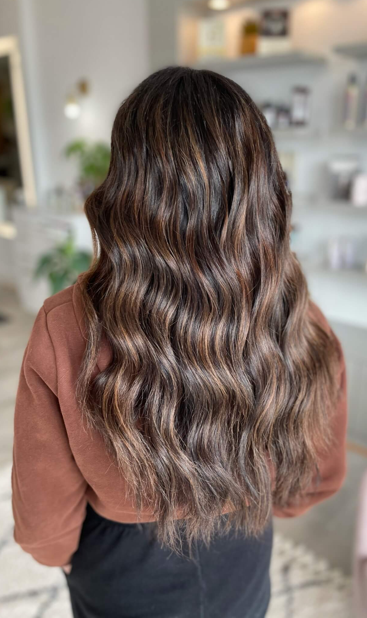 client balayage sample