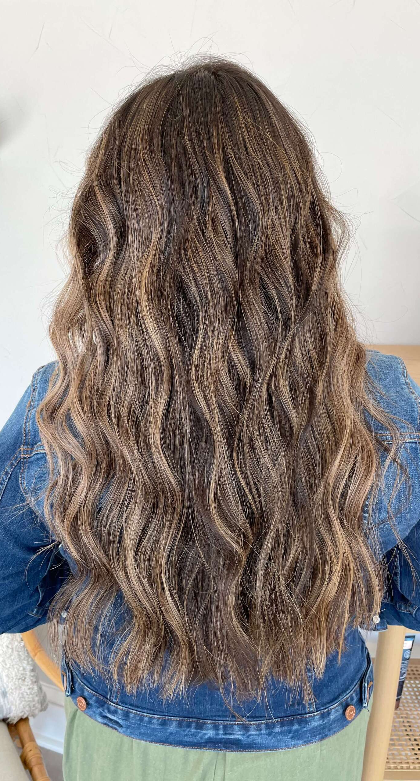 client balayage sample