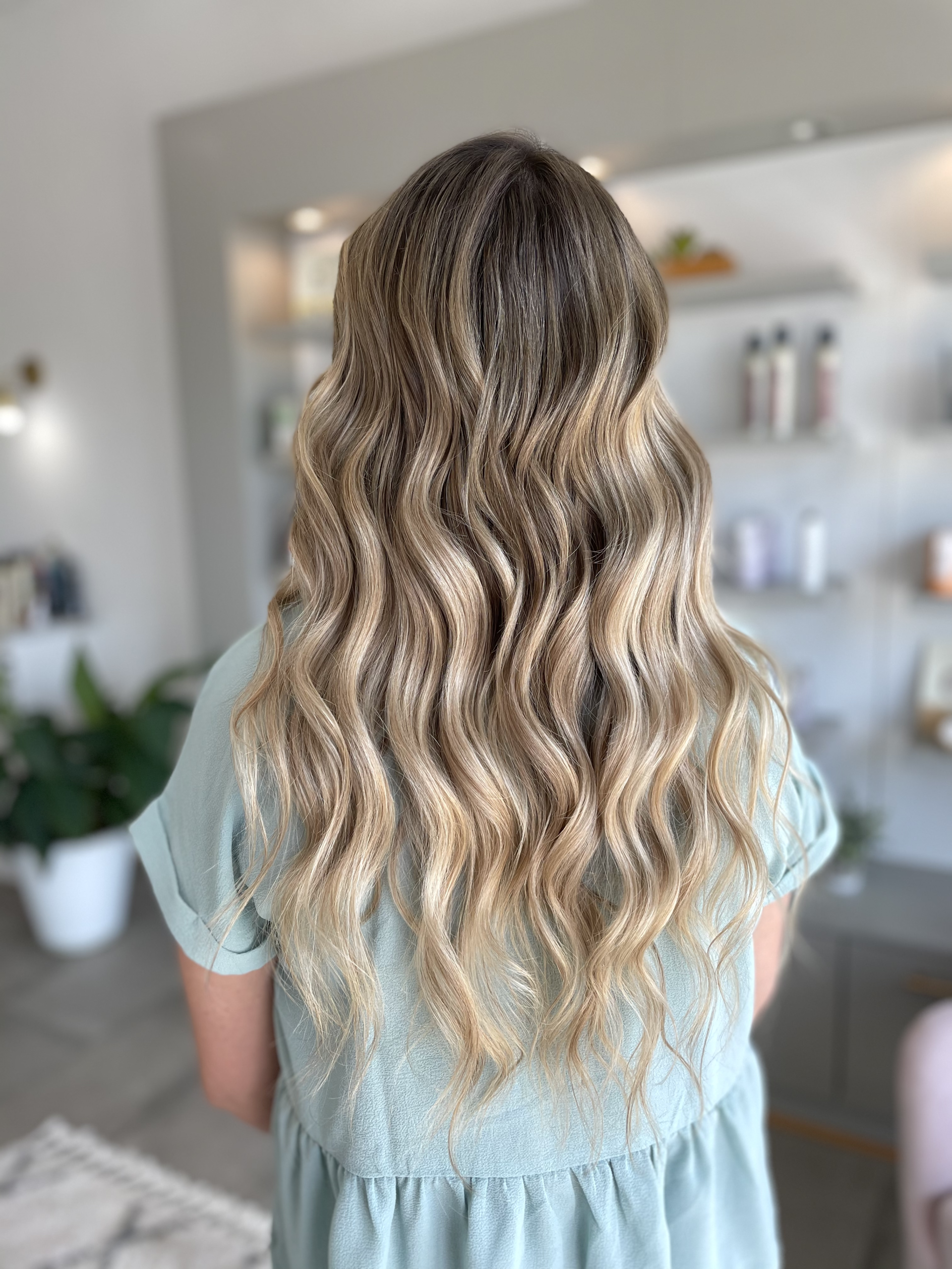 client balayage sample