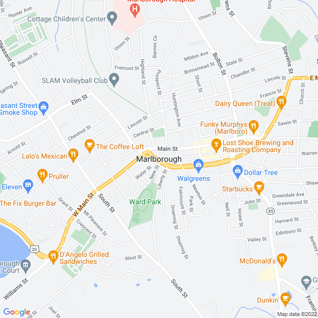 Map of business location