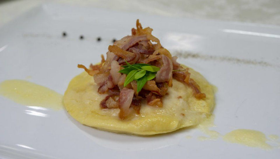 Omelette mit Speck