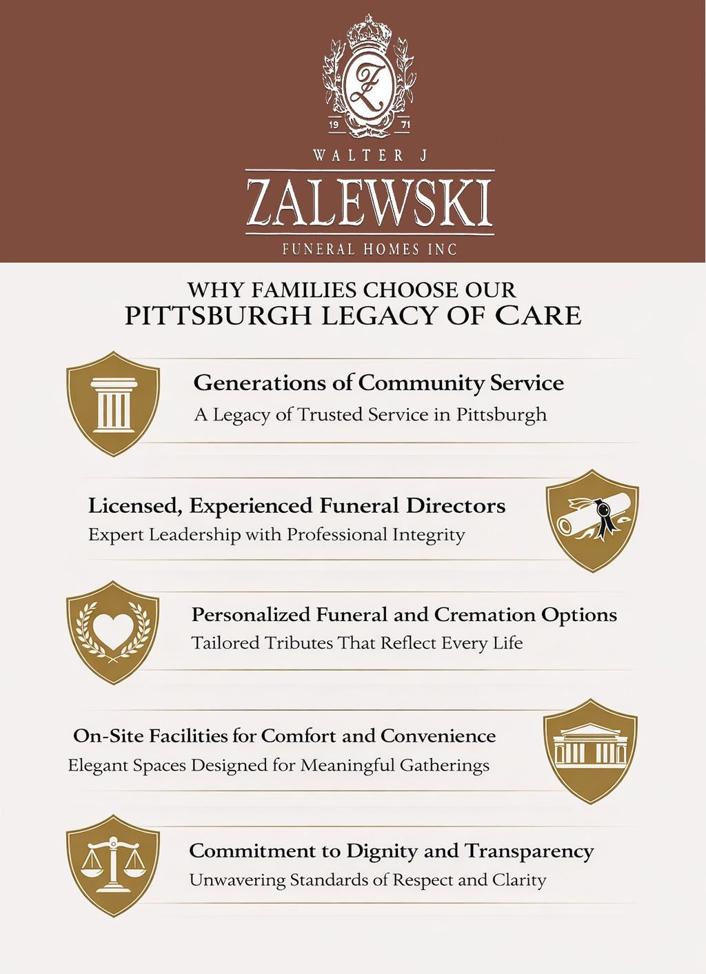 Why Families Choose Our Pittsburgh Legacy of Care
