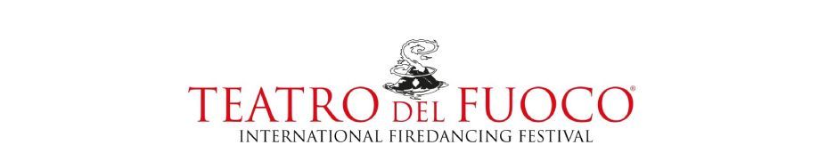 The logo for teatro del fuoco international firedancing festival