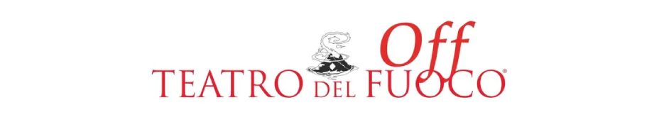 A red and white logo for teatro del fuoco