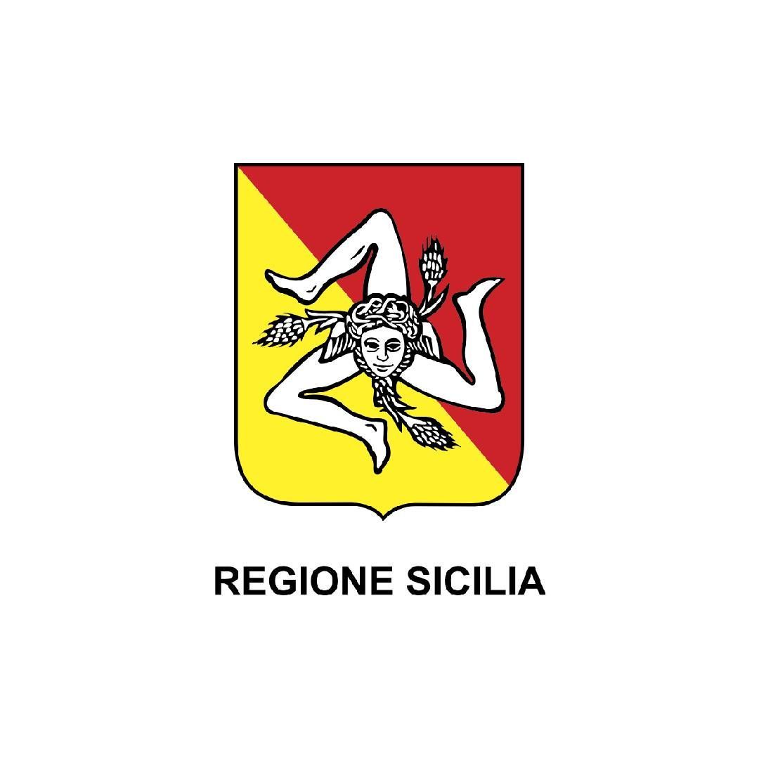 Lo stemma della provincia di sicilia è raffigurato su sfondo bianco.
