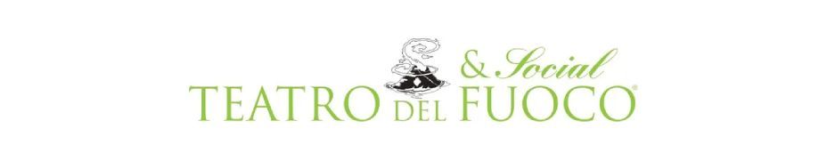 Su sfondo bianco è raffigurato il logo del teatro del fuoco