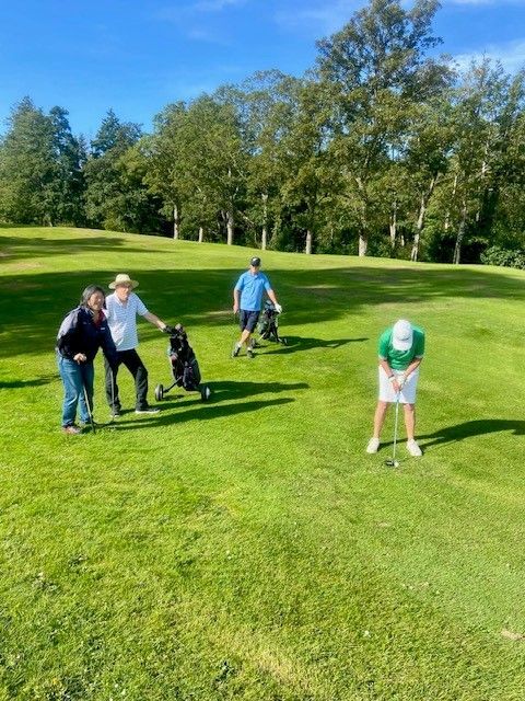 The Nurse Maude Team on the greens