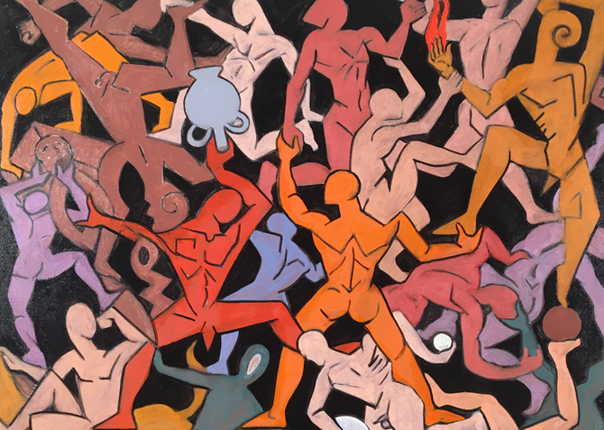 John Varriano's evocative painting, 