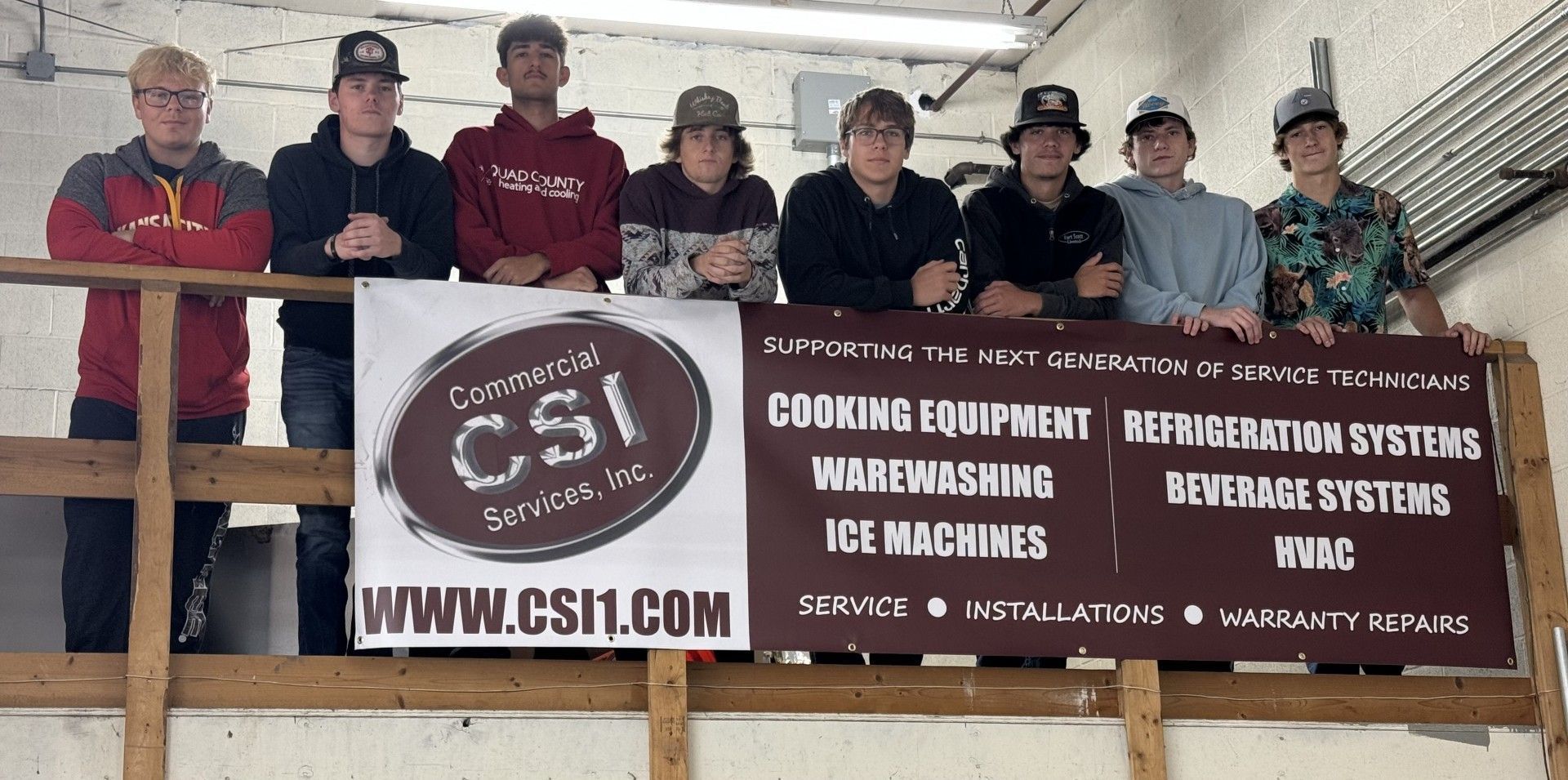 CSI team at volunteer event