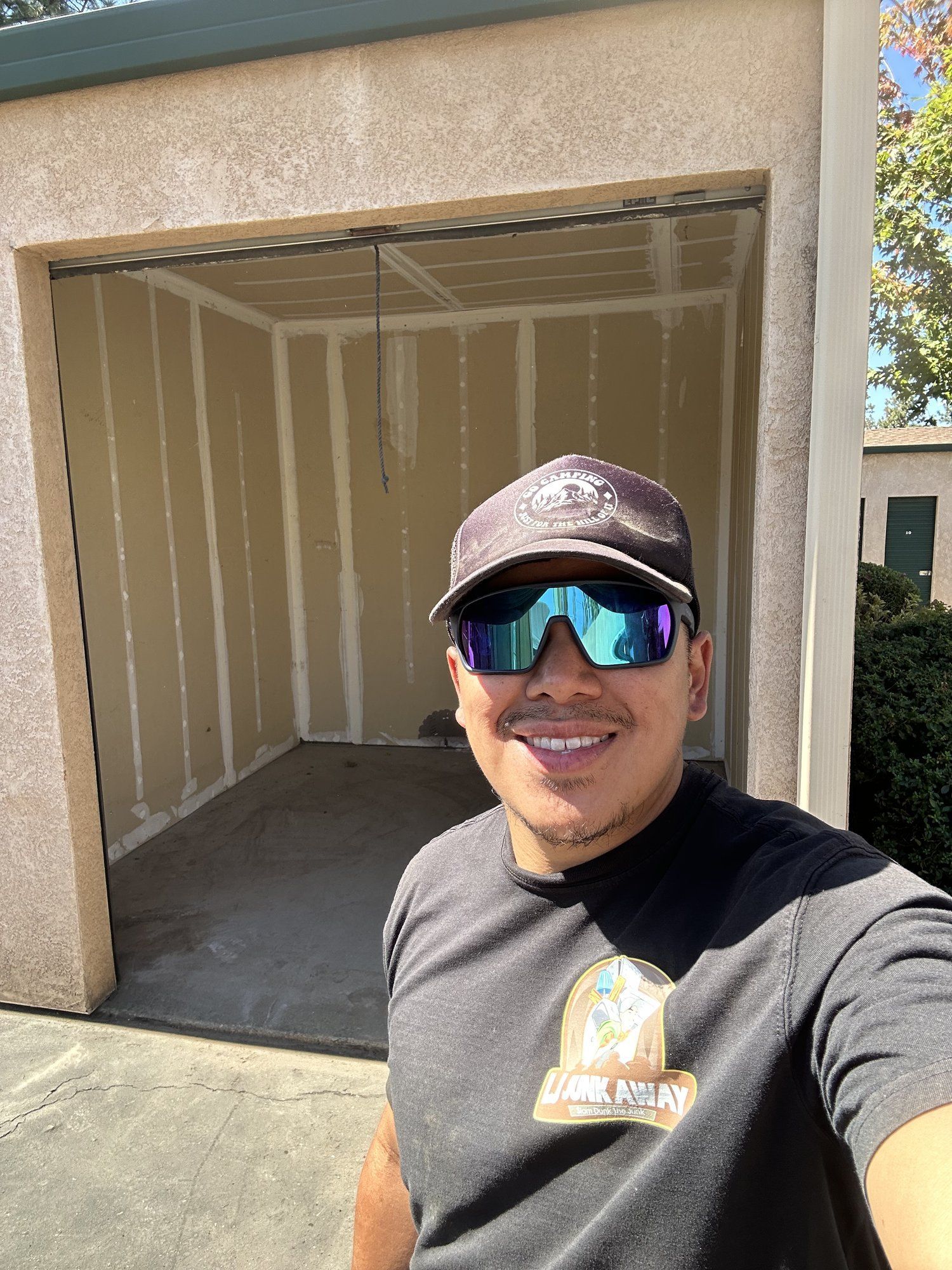 Empty storage unit after LJ Junk Away cleanout