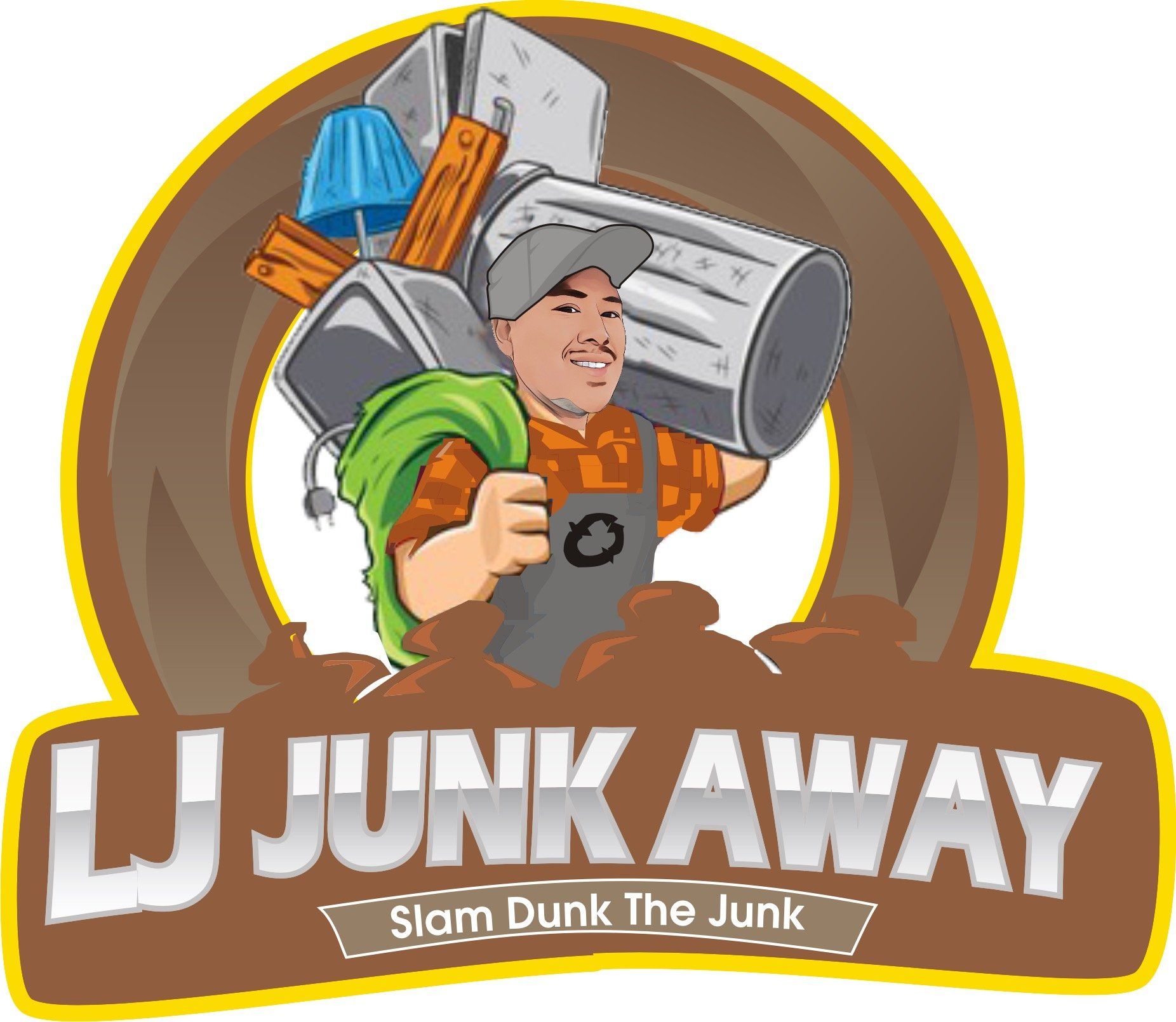 LJ Junk Away logo - junk removal and hauling in Oroville, CA