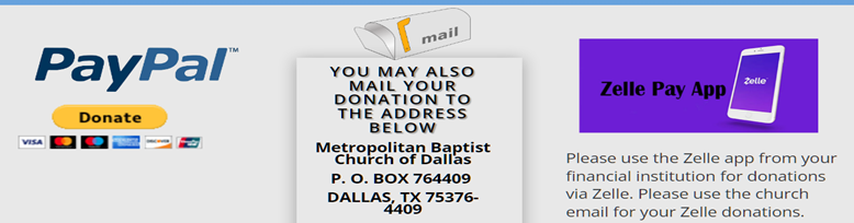Online Giving â Dallas, TX â Metropolitan Baptist Church of Dallas Online Giving â Dallas, TXâ Metropolitan Baptist Church of Dallas