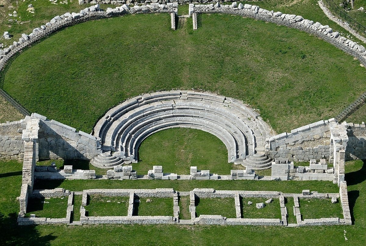 Theater in Pietrabbondante, Molise