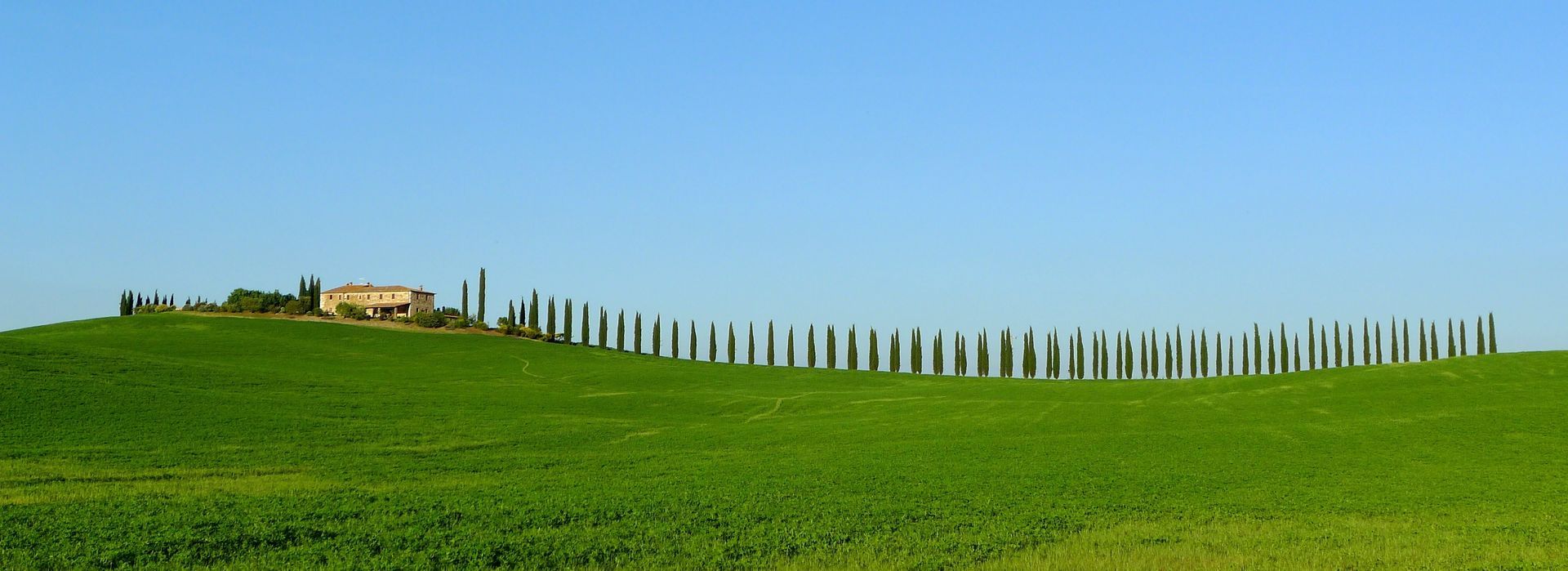 Rolling hills in Tuscany