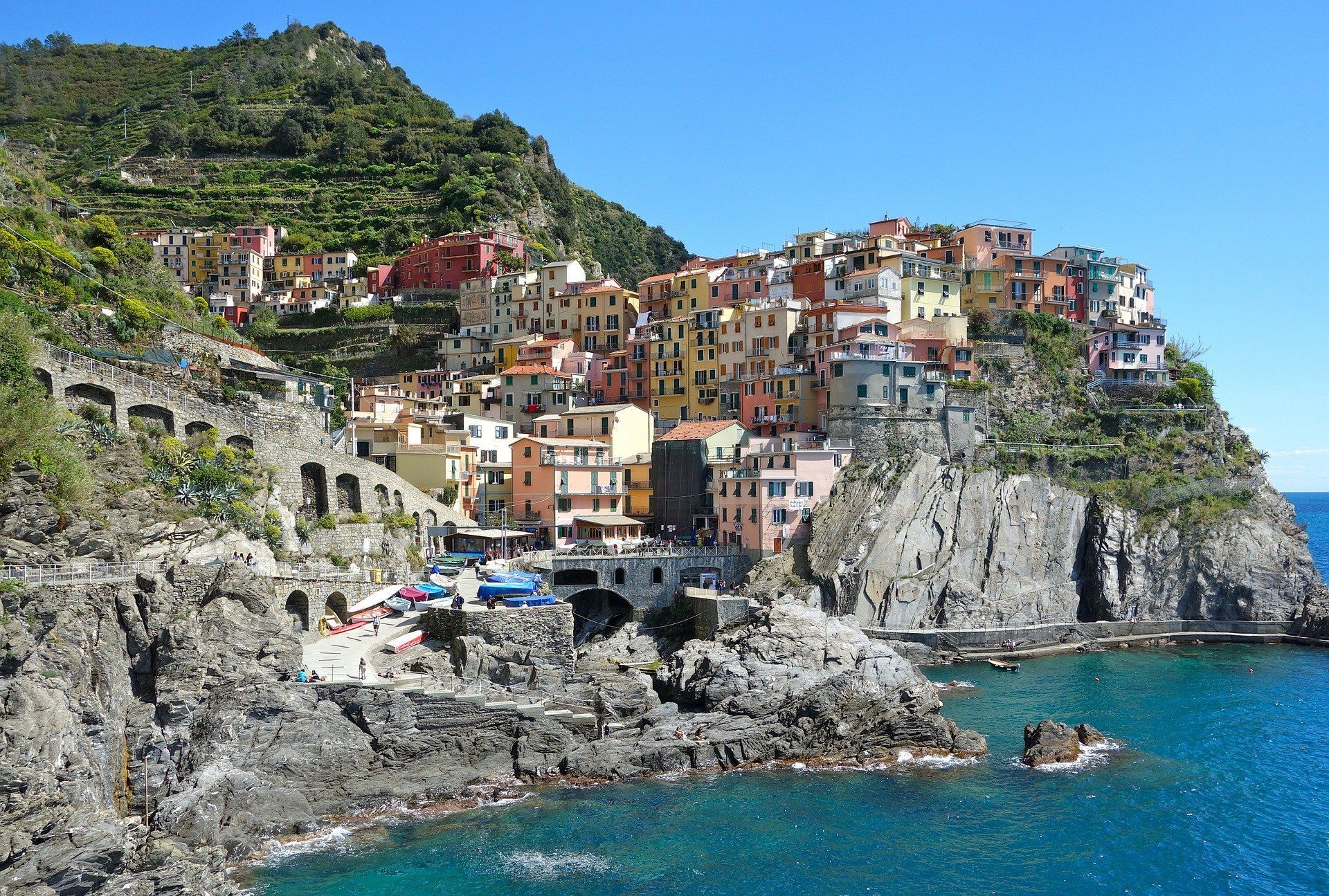Le Cinque Terre in Italien