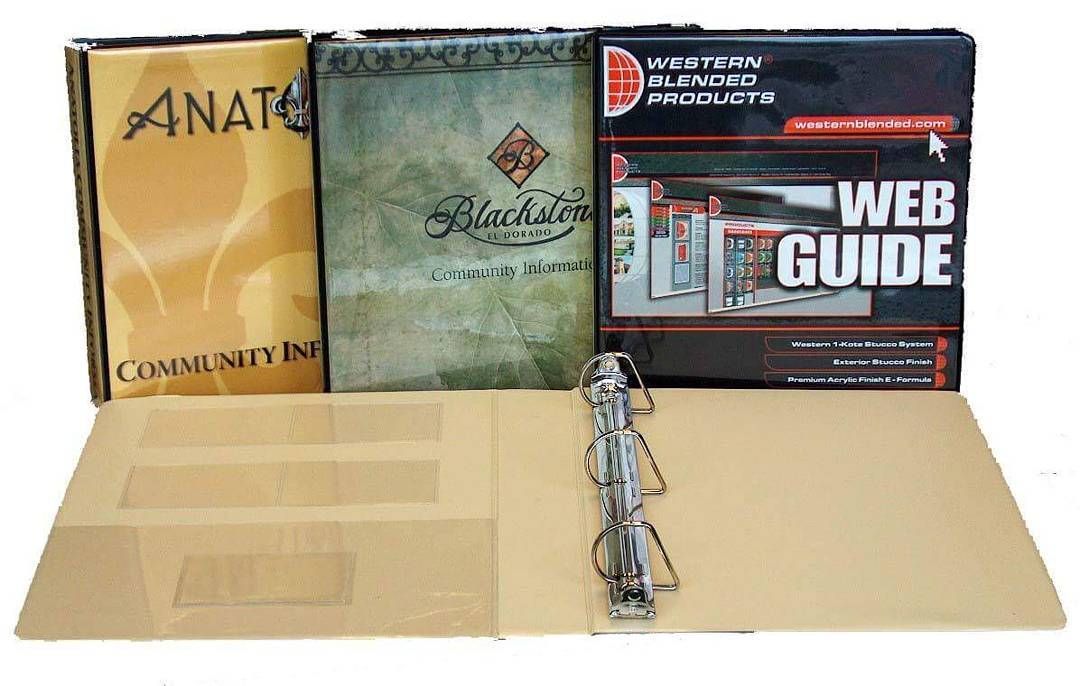 Custom 3 ring Embedment Binders