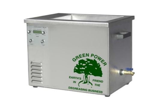 Stainless steel green power water purifier with logo and side faucet