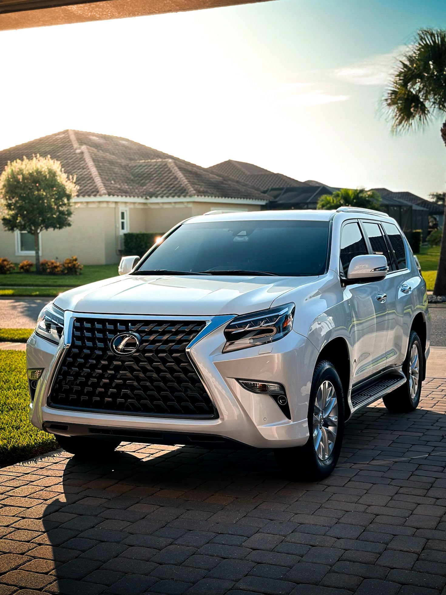 White Lexus GX 460 after a Clay & Coat in Viera, FL