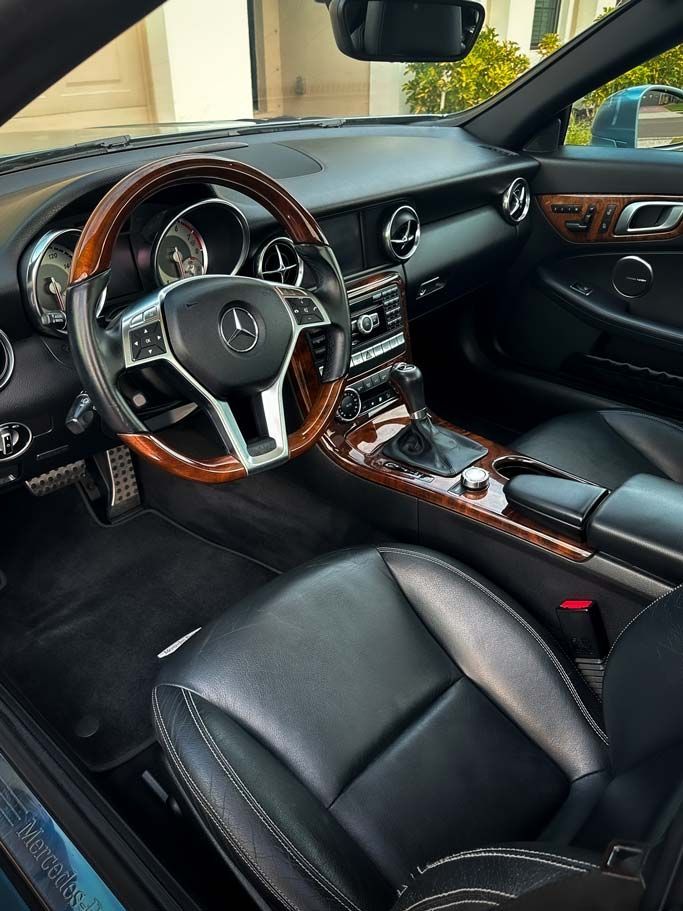 Freshly detailed Mercedes EQB 300 leather interior in West Melbourne, FL
