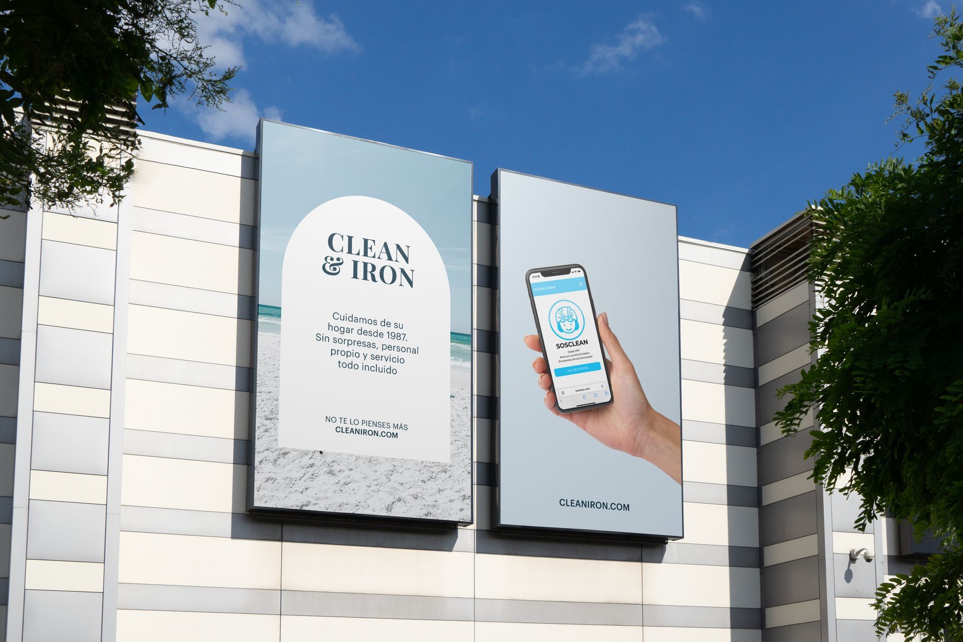 Publicidad Clean & Iron Service