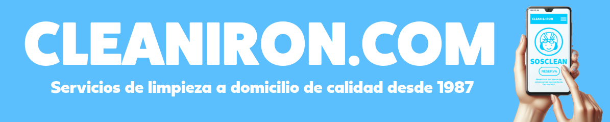 Limpieza a domicilio Reserva tu servicio de limpieza Clean & Iron en tu agencia más próxima