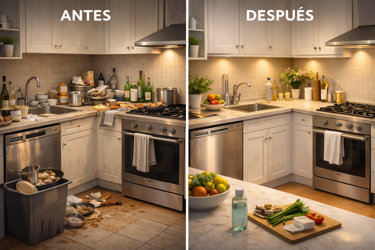 Limpieza de tu cocina