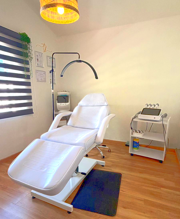 Cabina de tratamientos estéticos en beauty room Karla Tovar