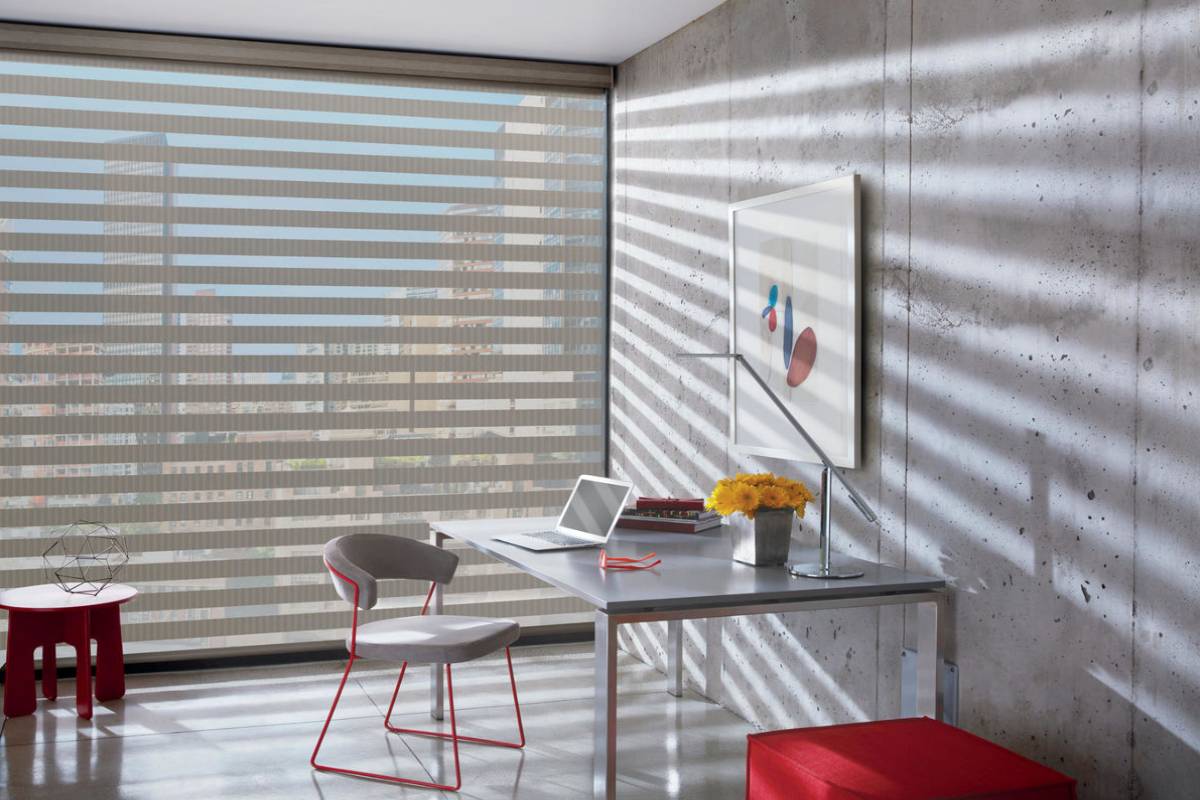 Hunter Douglas Designer Banded Shades, window shades Corning, window shades store, near Corning, New York (NY)