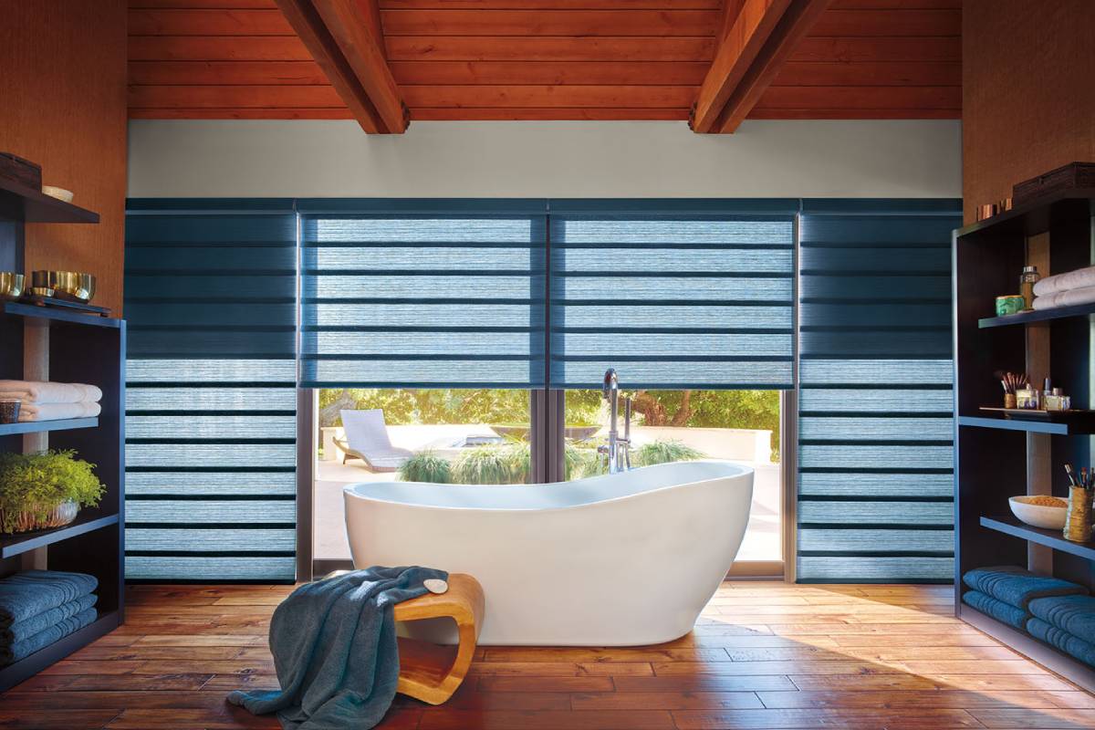 Hunter Douglas Vignette® Roman Shades, window shades Corning, window shades store, near Corning, New York (NY)