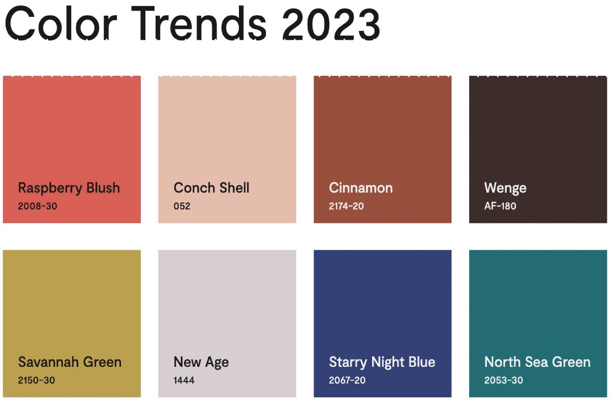Benjamin Moore Color Trends 2023 Palette, Color of the Year 2023 near Corning, New York (NY)