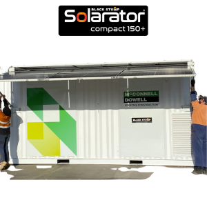 Solarator Compact 150+ kVa diesel generator replacement at Pilbara Coast