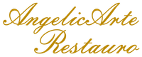 Logo con scritta dorata 