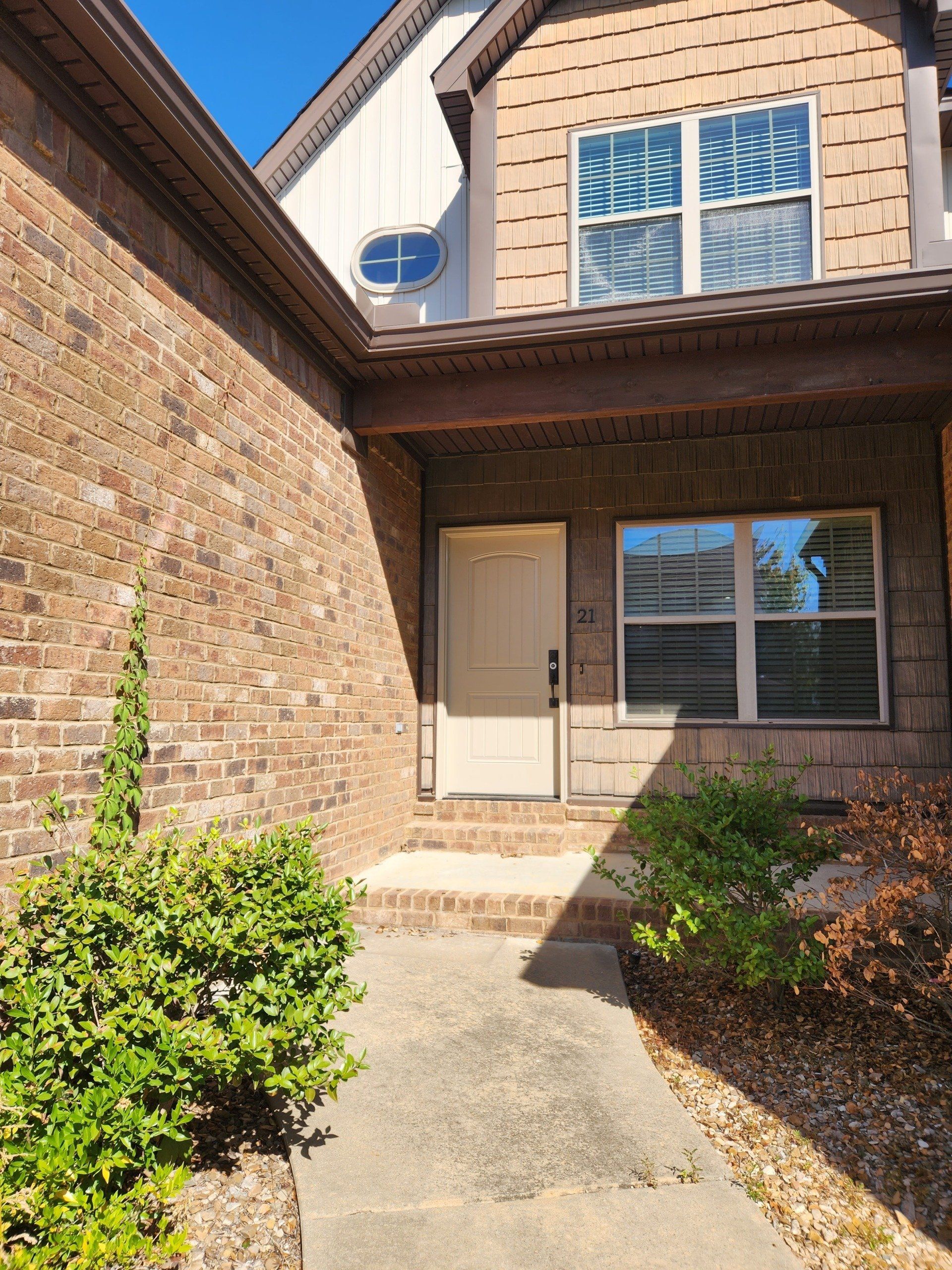 Exterior of townhome
