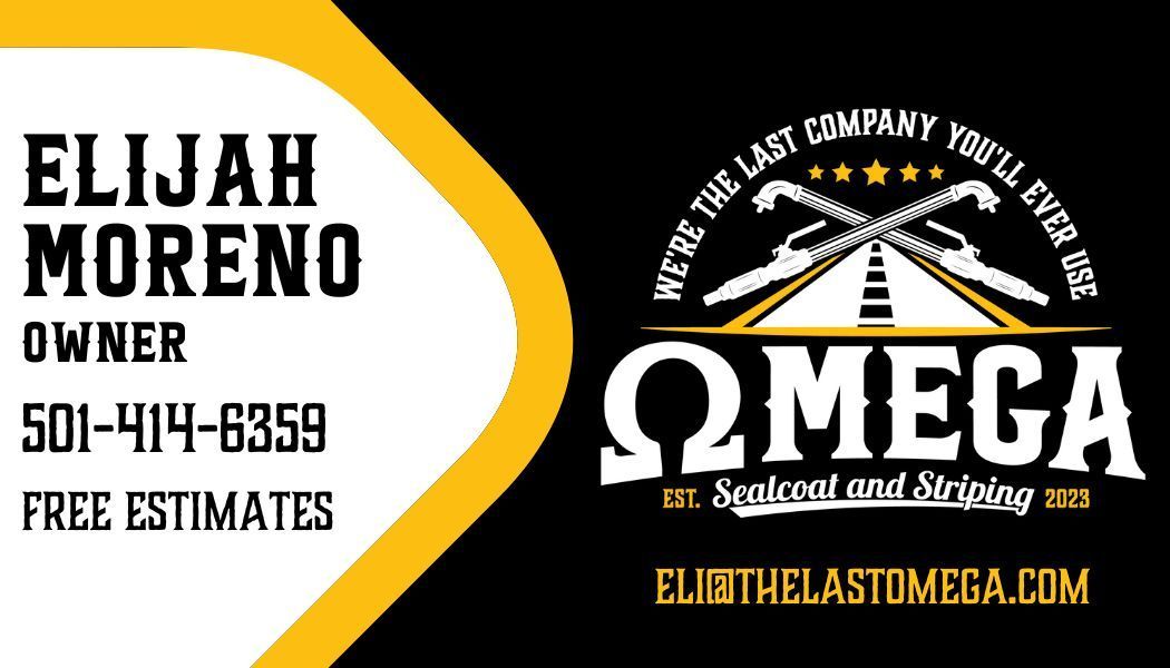 A business card for elijah moreno and omega